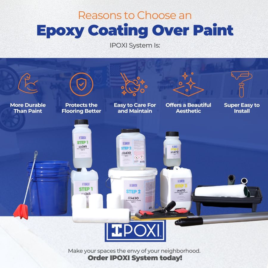 When to Choose an Epoxy Coating Over Paint Call Today IPOXI Floors